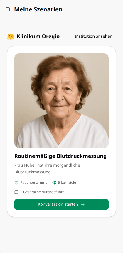 Realistische Gesprächssimulation